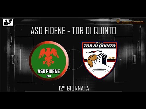 FIDENE C11 - ASD FIDENE-TOR DI QUINTO   1-0   12° GIORNATA   1° CATEGORIA GIR  D