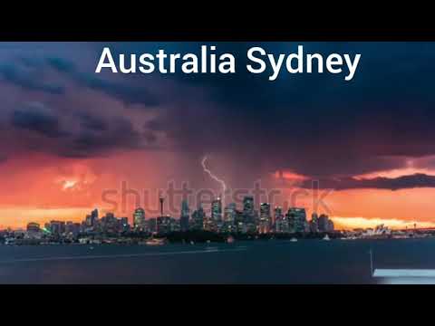 australia sydney city 4k 8k video