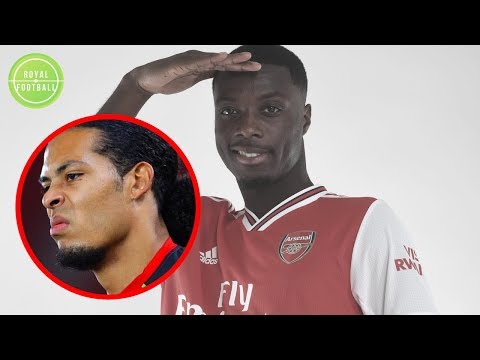 Nicolas Pépé DRIBBLES PAST Van Djik | Royal Football