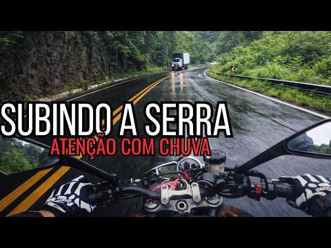 🏍️ SUBINDO A SERRA DO RS - DOIS IRMÃOS - STREET TRIPLE 675r