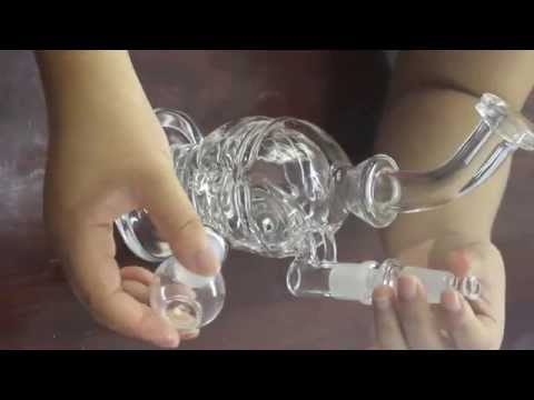 Newest Faberge Egg Water Pipes Glass bongs with birdcage perc 14mm Female joint