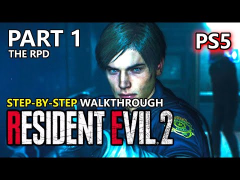 Resident Evil 2 Remake PS5 Walkthrough (Leon A) Part 1 [Hardcore S+ Rank Guide]