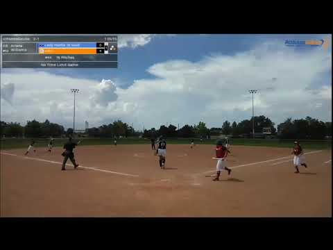 2022 Ariana Williams Outfielder Lady Hustle 18U Gold