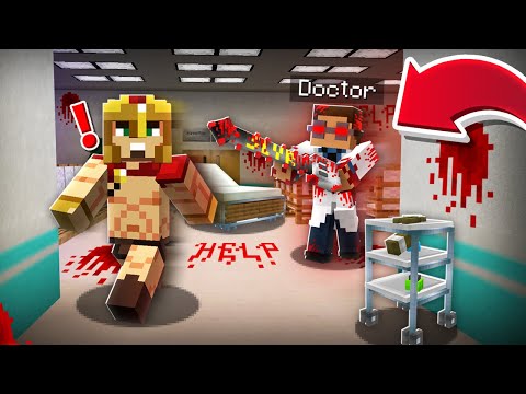 Laser Production - I visit a haunted hospital in Minecraft...
