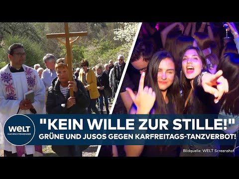 DEUTSCHLAND: Feiern gegen Tanzverbot! Grüne Jugend und Josos planen Party an Karfreitag in Frankfurt