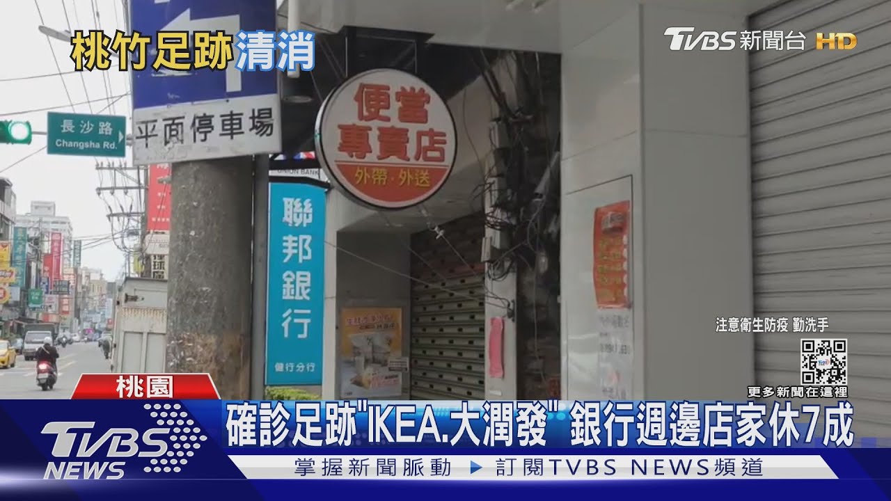 確診足跡「IKEA、大潤發」 銀行週邊店家休7成