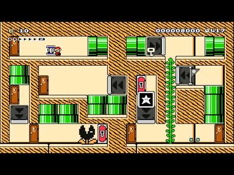 Two Screens Pink Coins Finding 2 by Matt - SUPER MARIO MAKER - NO COMMENTARY 1bc 1bc
