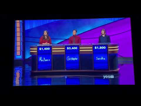 Jeopardy, Mackenzie Jones Day 7 - 1st Daily Double (2/25/20)