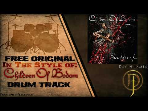 Children of Bodom Styled Free Original Drum Track - 202 BPM (FREE DOWNLOAD)