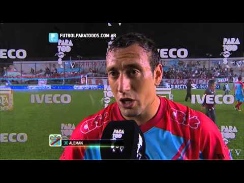Alemán: "Tuvimos la más clara". Arsenal 0 - San Lorenzo 0. Fecha 11. Primera División 2014. FPT