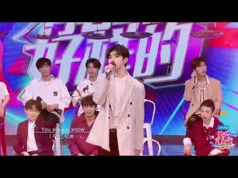180602 [CUT] Cai xukun sing I wanna get love in Happy camp