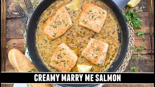 CREAMY Marry Me Salmon | CRAZY Delicious One-Pan Recipe