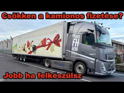 Csökkeni fog a kamionos fizetése? Készülj fel.