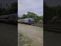 Amtrak Midwest's Quincy-Bound Illinois Zephyr Arriving in Naperville #shorts