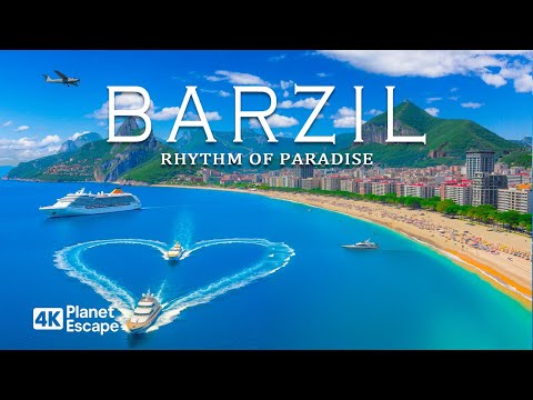 [4K] Brazil 2025 🇧🇷 – Discover Paradise Shores & Breathtaking Aerial Views with Deep House Chill