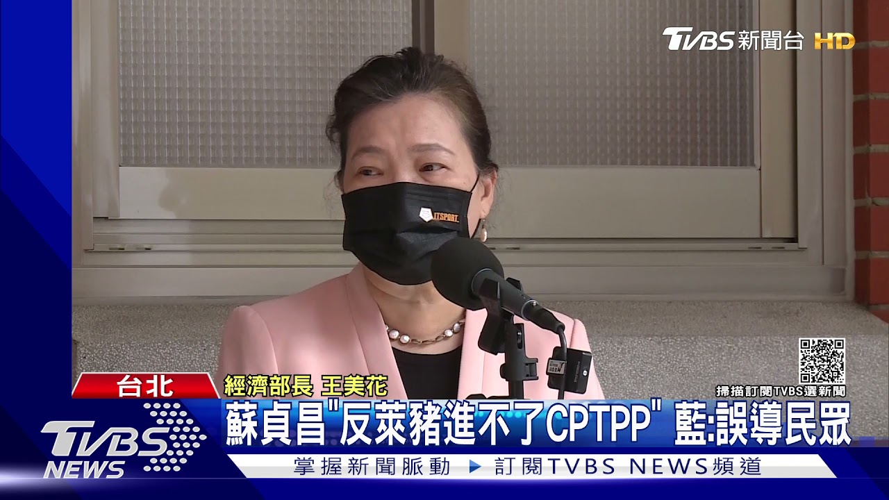 反萊豬阻加入CPTPP? 王美花:會重傷台灣