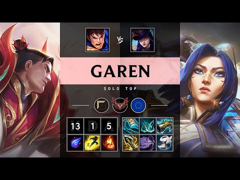 Garen Top vs Caitlyn: Legendary - EUW Grandmaster Patch 14.24