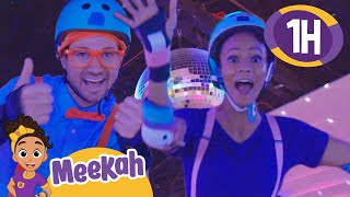 Meekah &amp; Blippi Rollerskate | Educational Videos for Kids | Blippi and Meekah Kids TV