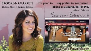Brooke Navarrete RADIO ENTREVISTA/ ENTERVIEW @ Ondas de Vida FM 21 Feb. 2015 Album # 3