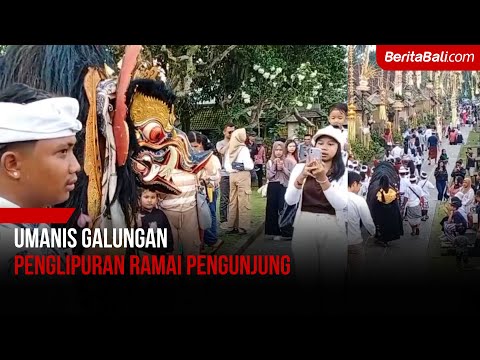 Umanis Galungan Penglipuran Ramai Pengunjung