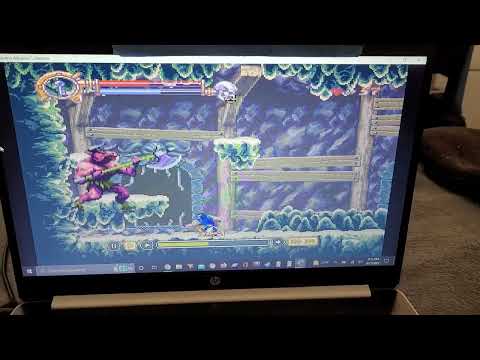 Castlevania Dracula X Vs Minotaur Boss.