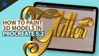 How to Paint 3D Models in Procreate 5.2