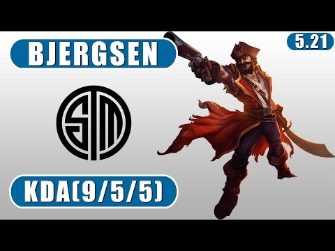 TSM Bjergsen | Gangplank vs Ahri | Mid | October 31st, 2015 | Season 5 | Patch 5.21
