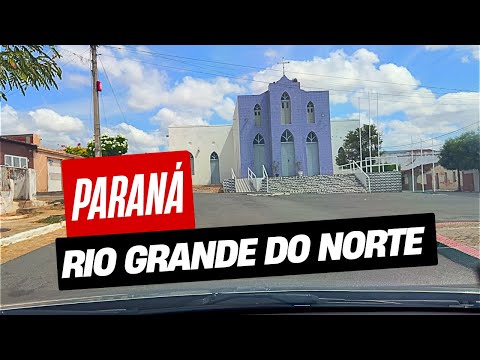 Passeio de Carro por Paraná-RN e Distrito de Caiçara | Conheça as Principais Ruas