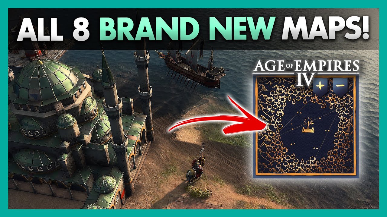 Overview of ALL NEW Maps in AoE4!