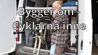 Bygger cykelgarage - campervan del 15