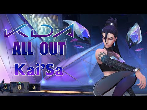 KDA ALL OUT KAI'SA Skin Spotlight - League of Legends Wild Rift