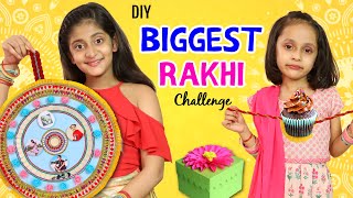 DIY BIGGEST RAKHI Challenge | Chhoti vs Badi Behan | MyMissAnand