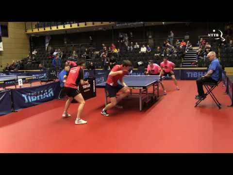 NK 2020 heren dubbel kwartfinale: Arnoud Meijer/Mick de Vette - Colin Rengers/Nolan Schultz