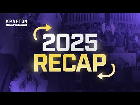 Krafton India Esports 2025 - RECAP