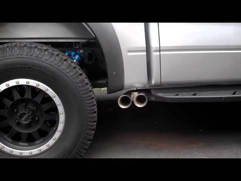 Raptor Sw full exhaust warm start and rev