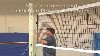 How to put up a Voleyball net