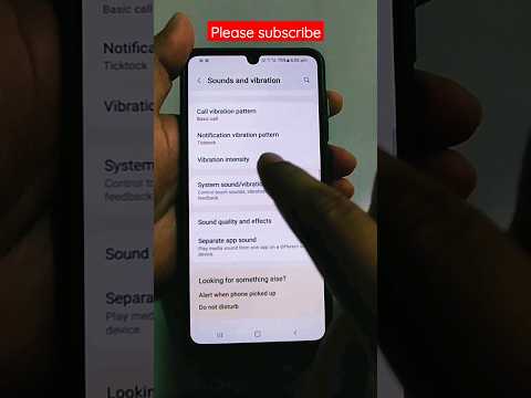 how to enable / disable vibrate on touch || Samsung navigation bar #samsung #shorts #vibrateontouch