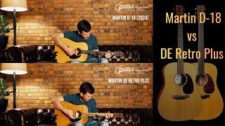 Video thumbnail for Martin D-18 (2024) vs Martin DE Retro Plus Mahogany Road Series | Guitar Gallery South Africa by Guitar Gallery