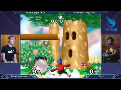 [MMOM93] Kalvar (Marth) vs GhettoWarMachine420 (Fox, Falco, Marth) - Losers Top 8