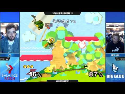 NGPU 36 SSBM - GSO (Fox) vs. Green Bean (C. Falcon) - Melee WQF