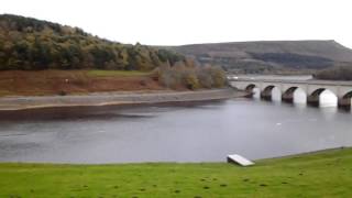 Ladybower  reservoir near the Derwent Valley, Derbyshire Peak District