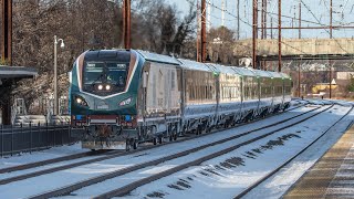 Download lagu Fast Amtrak Trains on the Northeast Corridor (4K) Part 2! mp3