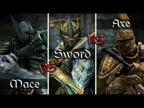 Mace VS Sword VS Axe Which is The BEST For Skyrim AE...