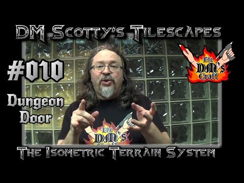 DUNGEON DOORS Game Terrain for D&D and Pathfinder (DM Scotty's TILESCAPES #010)