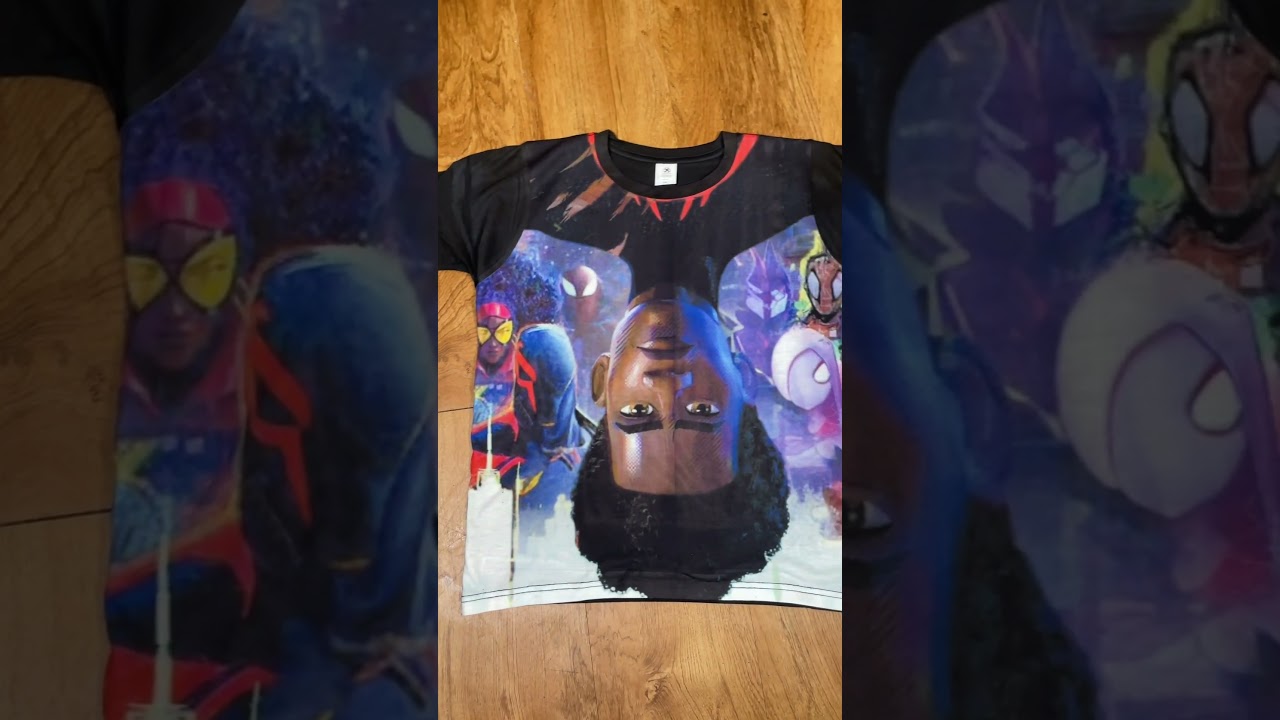 Sublimating a full shirt.