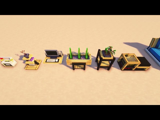 Modern Furniture Pack Volume 3 Minecraft Texture Pack