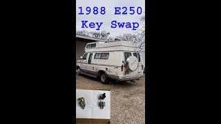 How to change ignition/key tumbler on 1988 Econoline