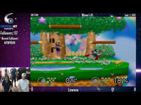 S@LT 100 - SSB64 - Lowww (Fox) vs. Q! (Falcon) - W3