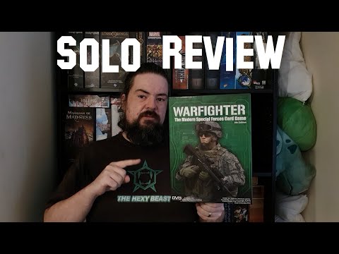 The Hexy Beast - Warfighter Card Game Solo Review