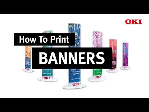 How to print a promotional banner in 3 easy steps